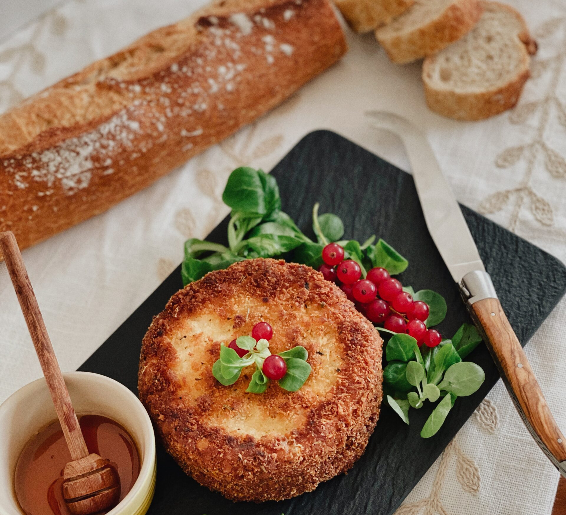 Receita de Camembert Empanado Crocante